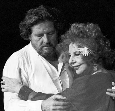 Με το Γιάννη Βόγλη, "Μαντάμ Ορτάνς, 1984