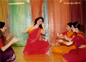 Leda and her students