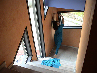 the staircase